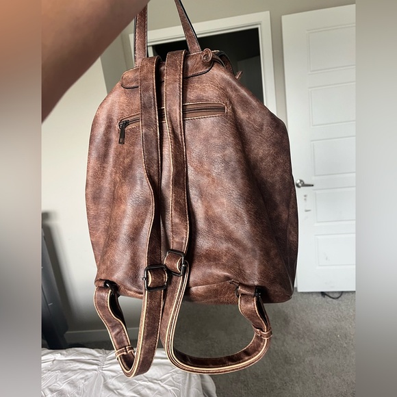 Brown Leather Crossbody Bag - Picture 7 of 13